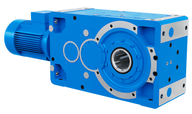 Bevel helical gear motor