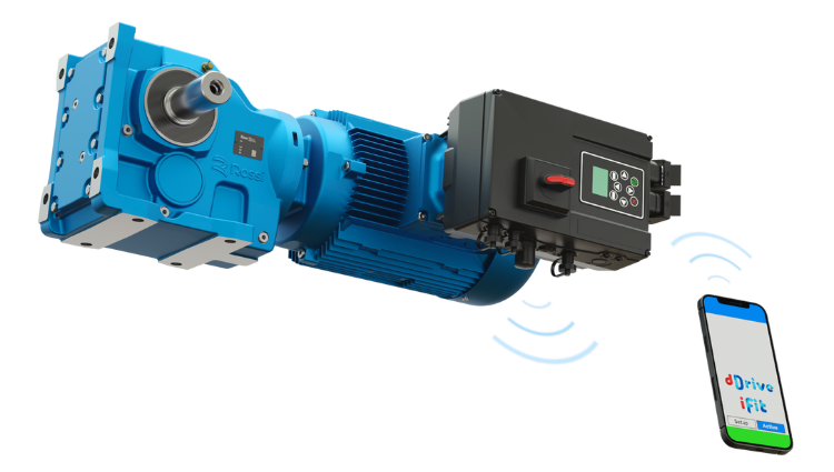 iFit bevel helical gearmotors with inverter dDrive